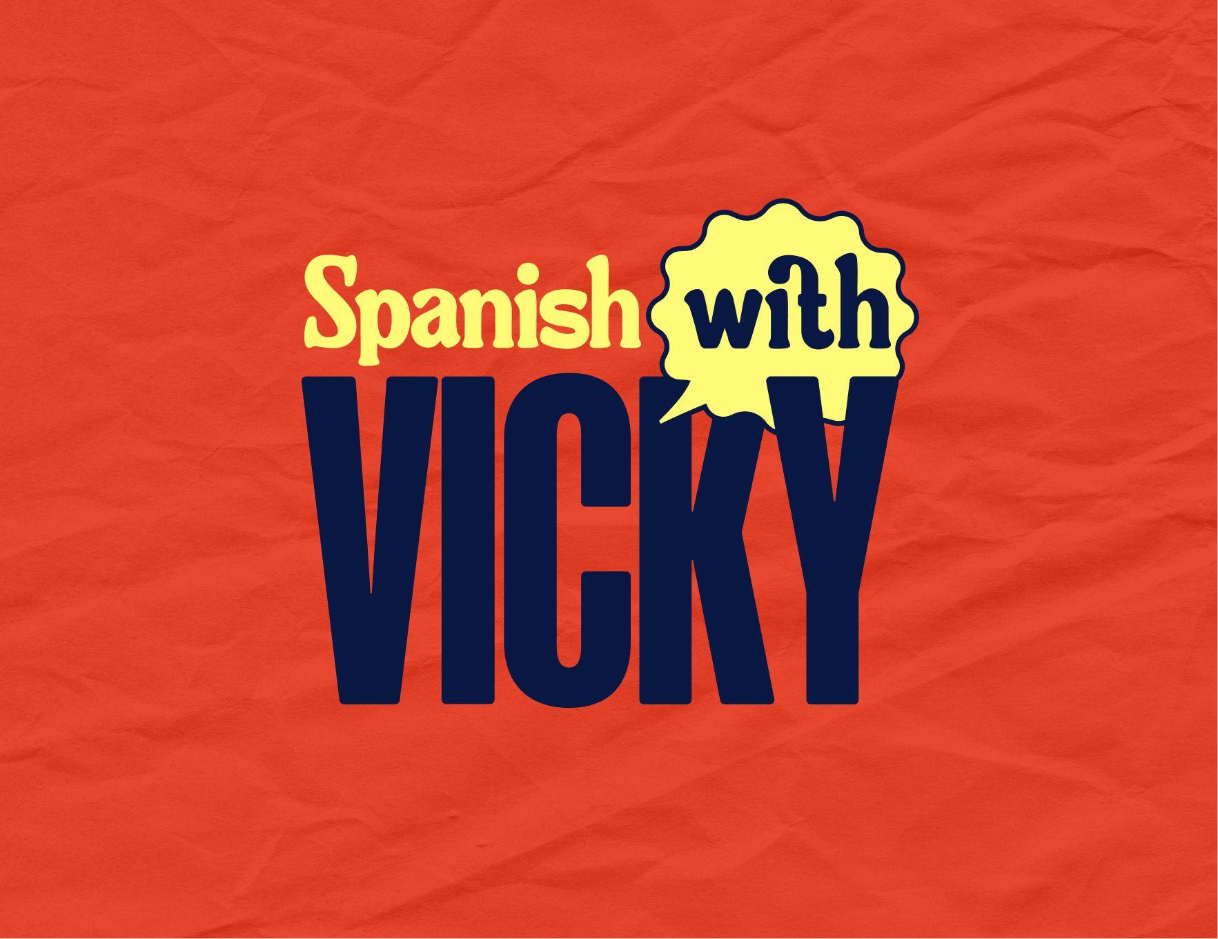 Spanish with Vicky logo