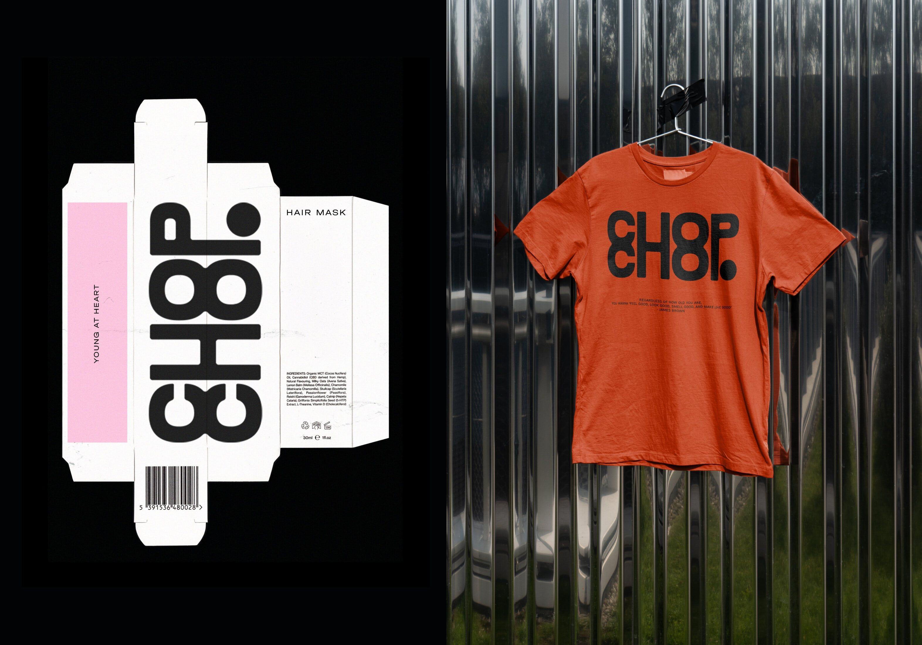 Chop Chop package and t-shirt