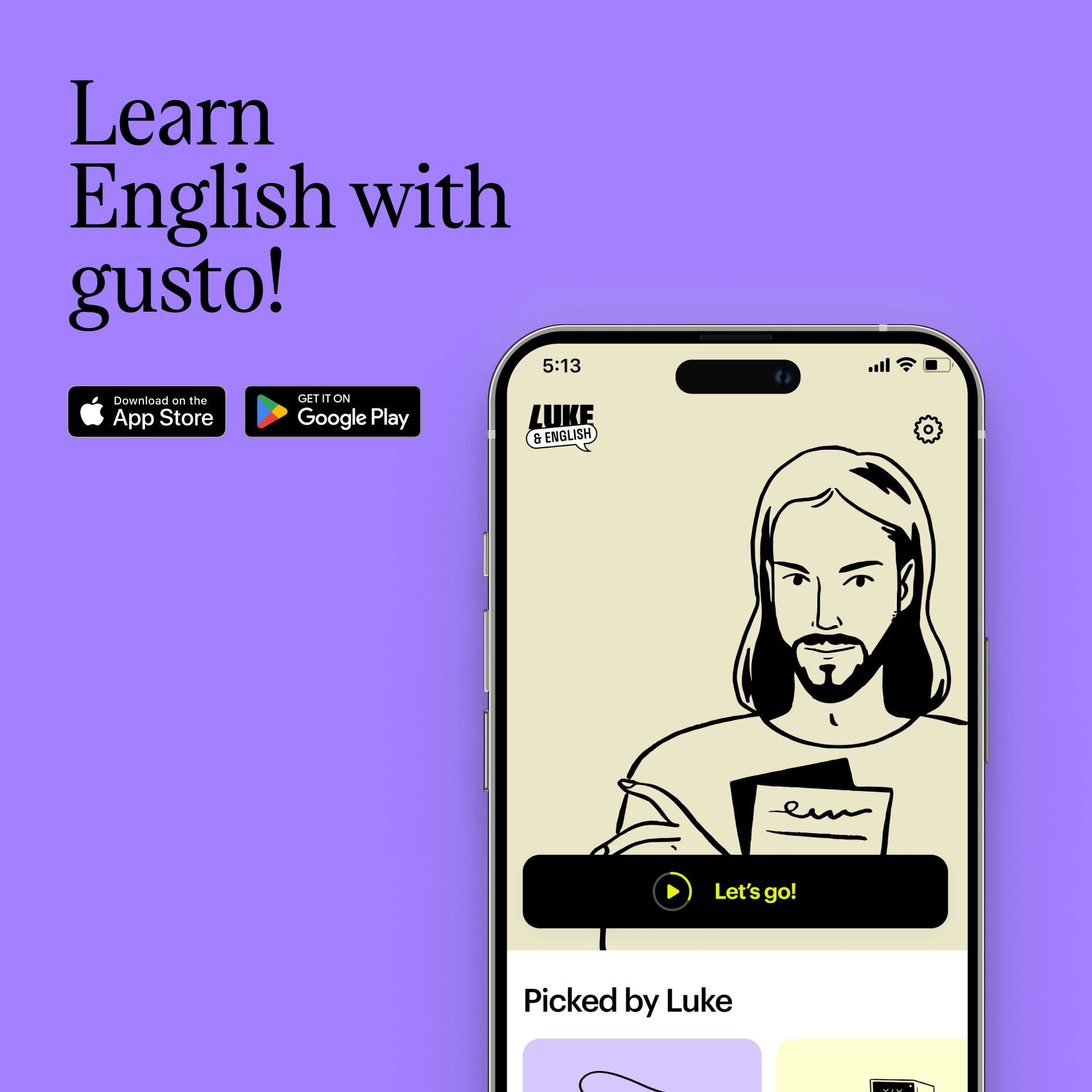 Learn English Flashcard App UI design