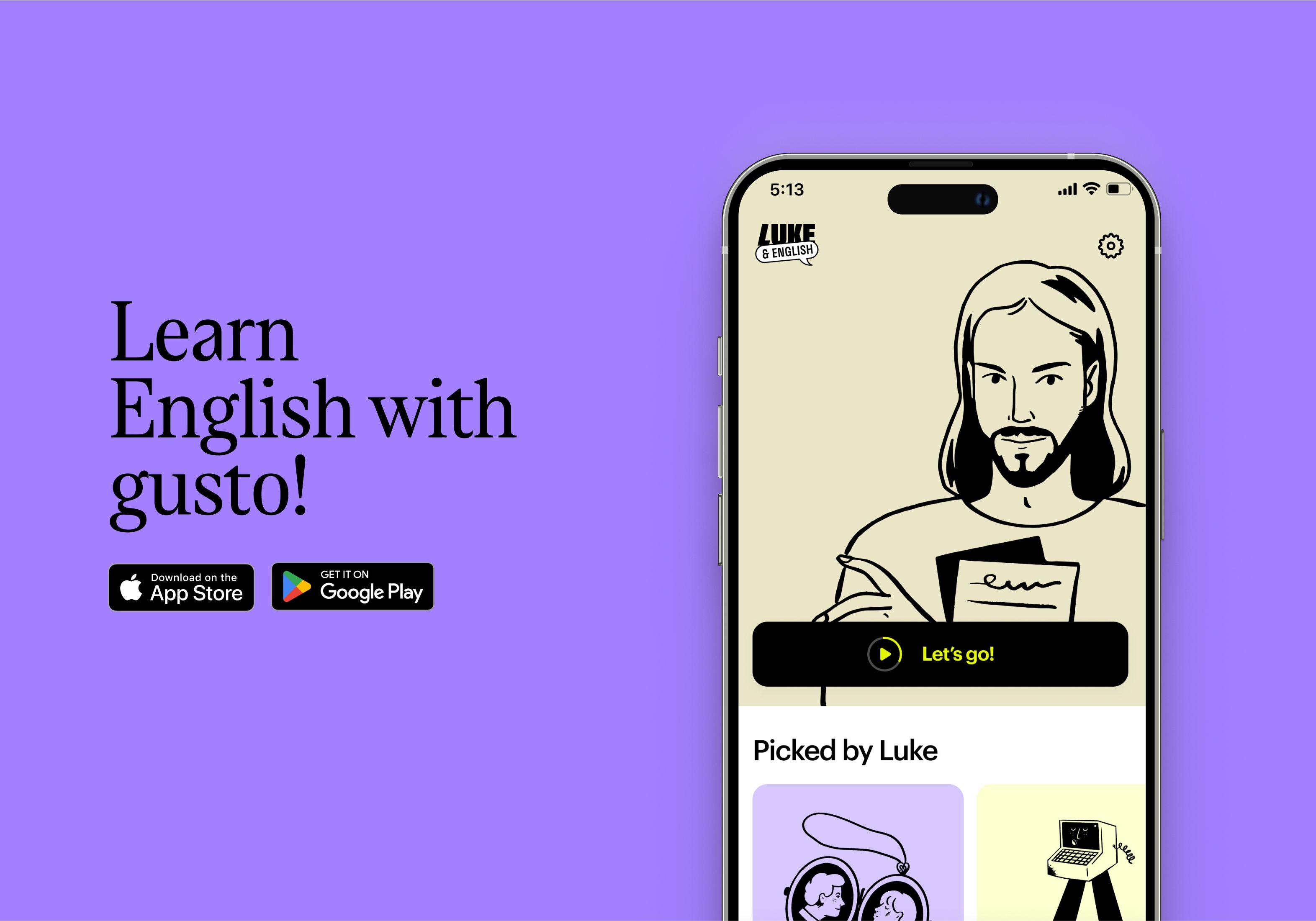 Learn English Flashcard App UI design