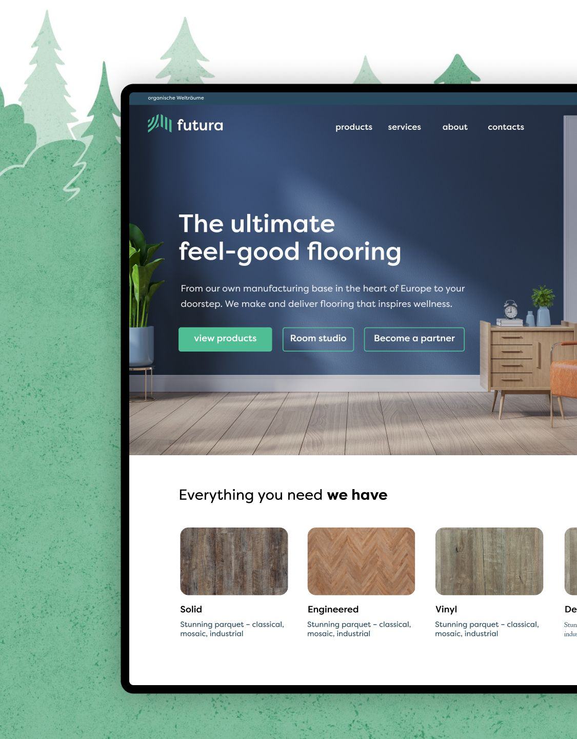Futura Floors website 